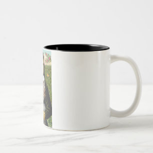 Mona Lisa - Italian Spinone (roan 10) Two-Tone Coffee Mug