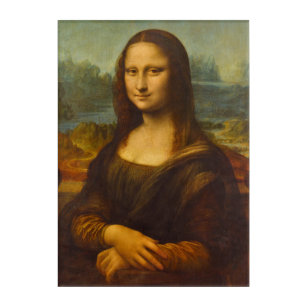 Mona Lisa, La Joconde,1503 by Leonardo da Vinci Acrylic Print