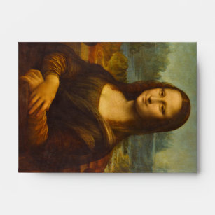 Mona Lisa, La Joconde,1503 by Leonardo da Vinci Envelope