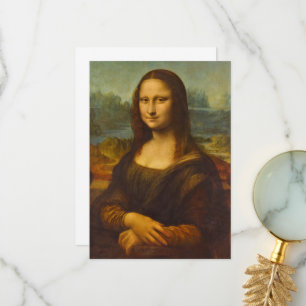 Mona Lisa, La Joconde by Leonardo da Vinci Thank You Card