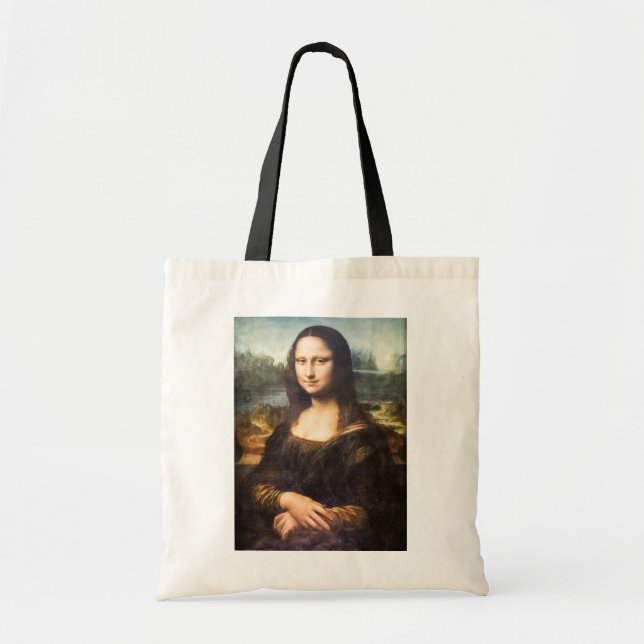 Mona Lisa Large Tote Bag (Front)