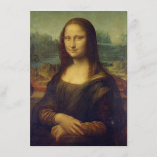 Mona Lisa - Leonardo da Vinci Invitation