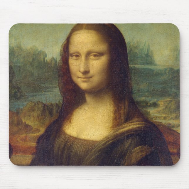 Mona Lisa, Leonardo da Vinci Mouse Pad (Front)