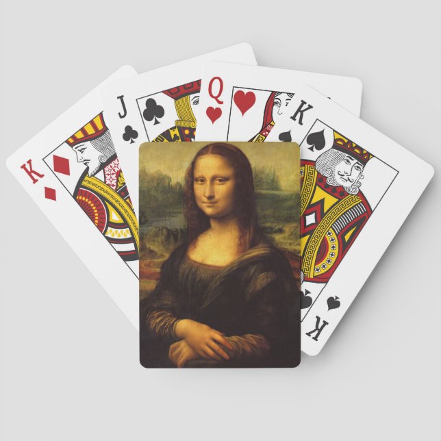 Mona Lisa, Leonardo da Vinci Playing Cards (Back)