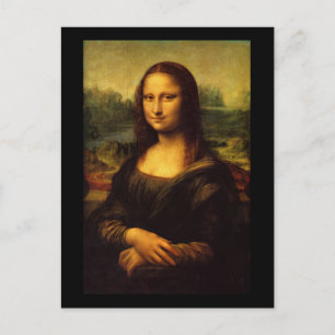 Mona Lisa Leonardo Da Vinci Postcard