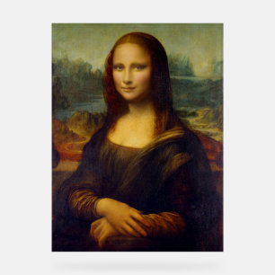 Mona Lisa Leonardo France  Acrylic Sign