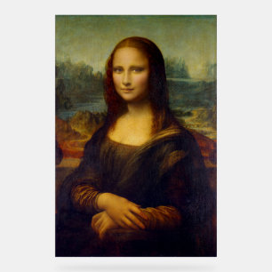 Mona Lisa Leonardo France Acrylic Sign