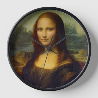 Mona Lisa Leonardo France Clock