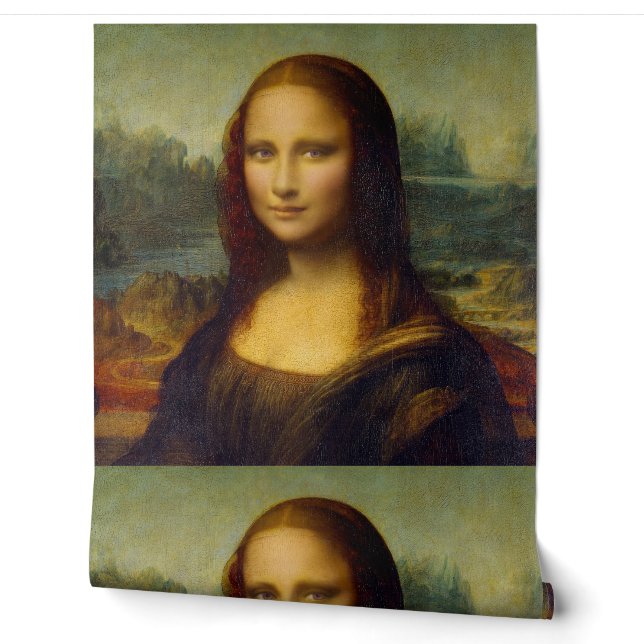 Mona Lisa Leonardo France Wallpaper (Unrolling)