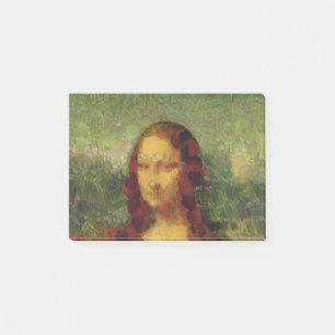 Mona Lisa Lettuce Fine Art Vegan Spoof Post-it Notes