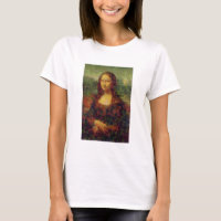 Mona Lisa Lettuce Fine Art Vegan Spoof 
