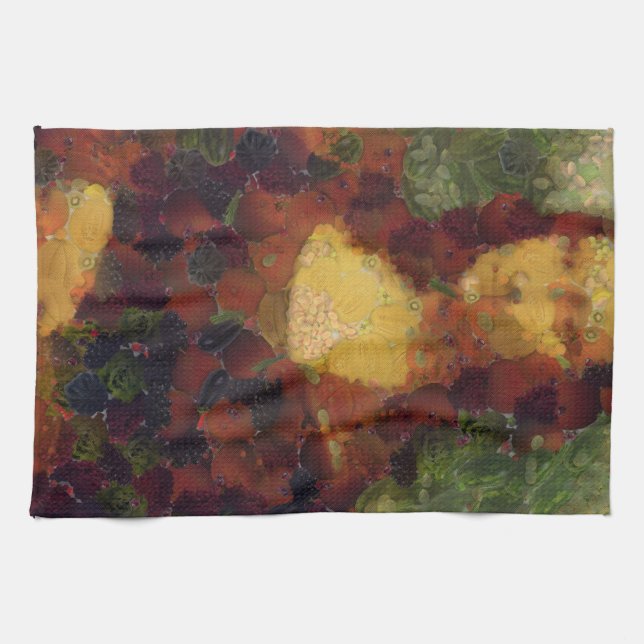 Mona Lisa Lettuce Fine Art Vegan Spoof  Tea Towel (Horizontal)