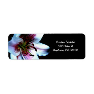 Mona Lisa Lily Address Label Return Address Label