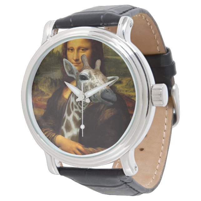 Mona Lisa Loves Giraffes Watch (Angled)