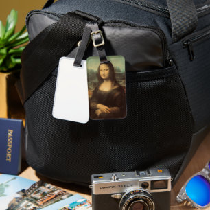 Mona Lisa Luggage Tag