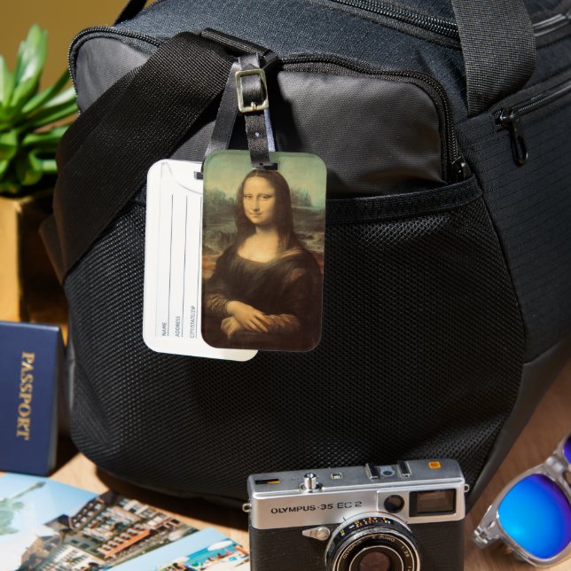 Mona Lisa Luggage Tag (Front & Back)