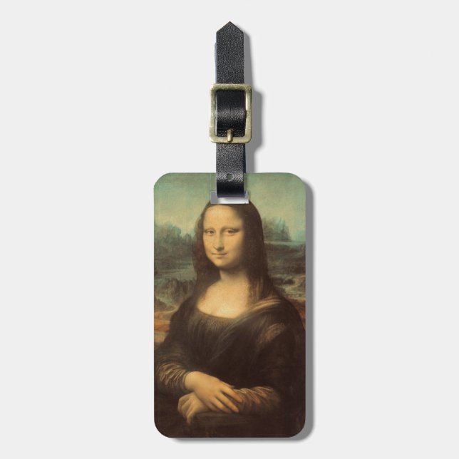 Mona Lisa Luggage Tag (Front Vertical)
