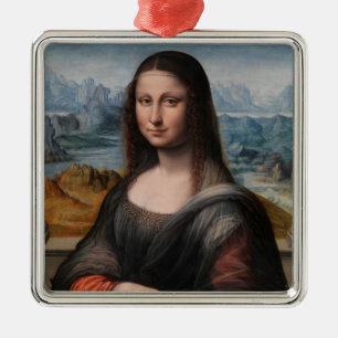 Mona Lisa Metal Ornament