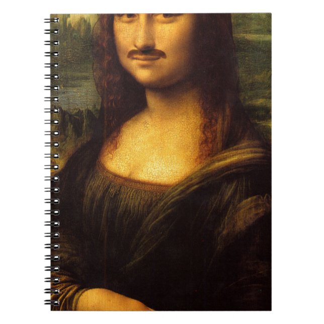 mona lisa moustache notebook (Front)