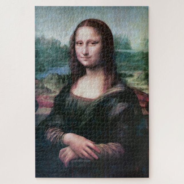 Mona Lisa Old Masters by Leonardo da Vinci Jigsaw Puzzle (Vertical)