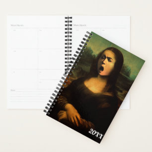 Mona Lisa Pirate and Medusa Caravaggio Planner