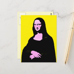 Mona Lisa Pop Art  Postcard