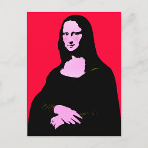 Mona Lisa Pop Art  Postcard