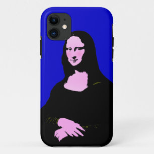 Mona Lisa Pop Art Style (Add Background Colour) iPhone 11 Case