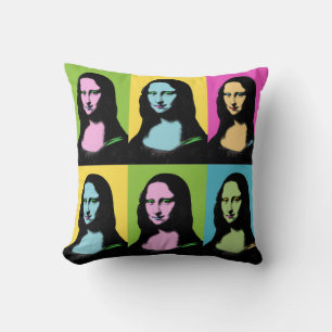 Mona Lisa - Pop Art Style  Cushion