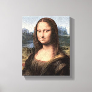 Mona Lisa Portrait / Painting Canvas Print