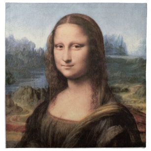Mona Lisa Portrait / Painting Napkin