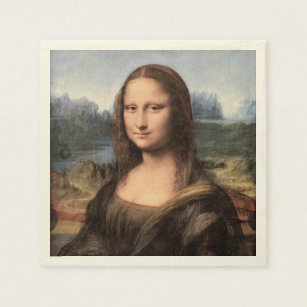 Mona Lisa Portrait / Painting Napkin