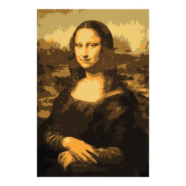 Mona Lisa Portrait  Photo Print (Front)