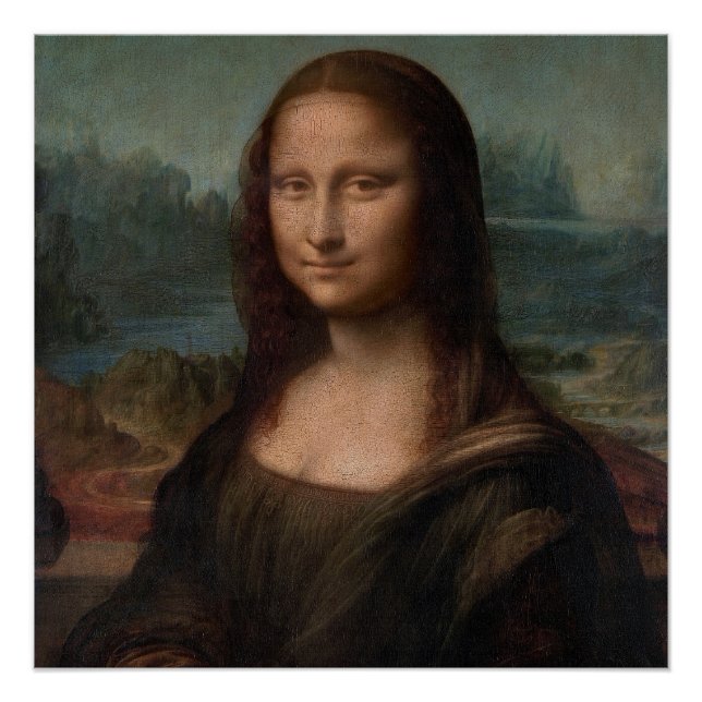 Mona Lisa Portrait Poster (Front)