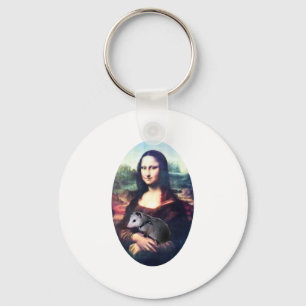 Mona Lisa Possum Key Ring