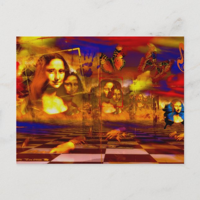 Mona Lisa Postcard (Front)