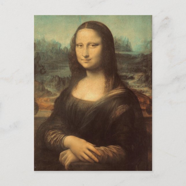 Mona Lisa Postcard (Front)