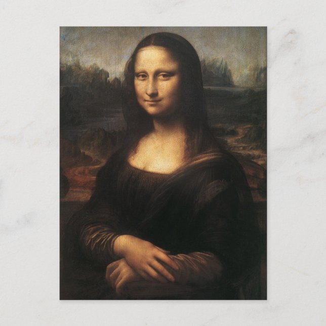 Mona Lisa Postcard (Front)