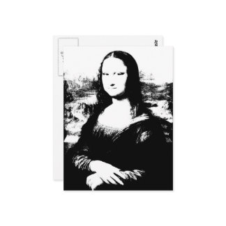 Mona Lisa Postcard