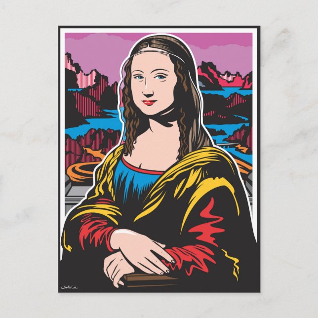 Mona Lisa Postcard (Front)