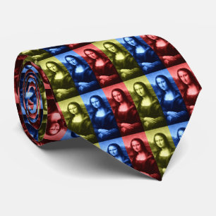 Mona Lisa Primary Colors Tie