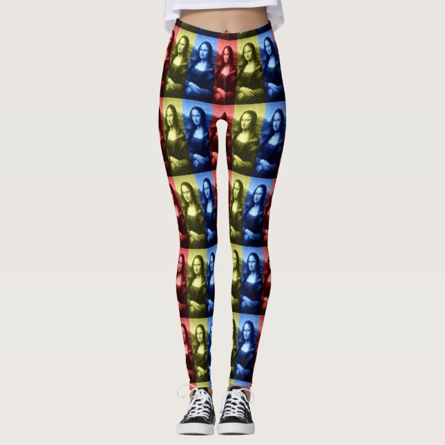 Mona Lisa Primary Colours Leggings (Front)