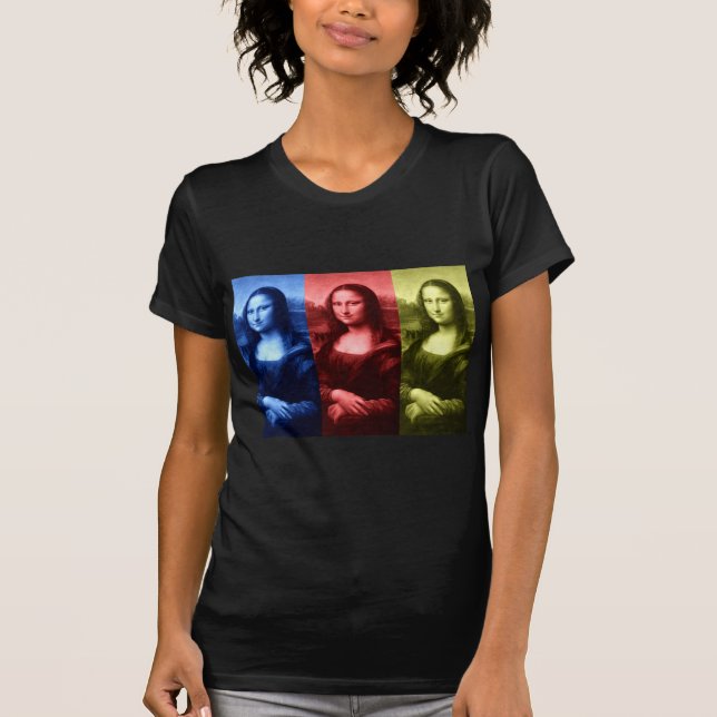 Mona Lisa Primary Colours T-Shirt (Front)