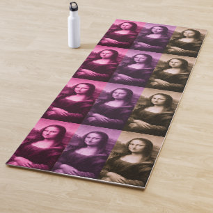 Mona Lisa Purple Pink Chocolate Yoga Mat
