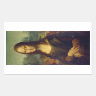 Mona Lisa Rectangle Sticker