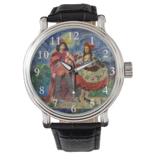 Mona Lisa Romantic Funny Colourful Artwork Watch