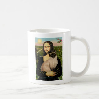 Mona Lisa - Seal Point Siamese cat Coffee Mug