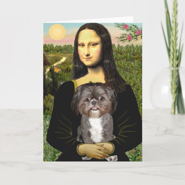 Mona Lisa - Shih Tzu (M) Card (Front)
