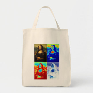 Mona Lisa Squared  Tote Bag