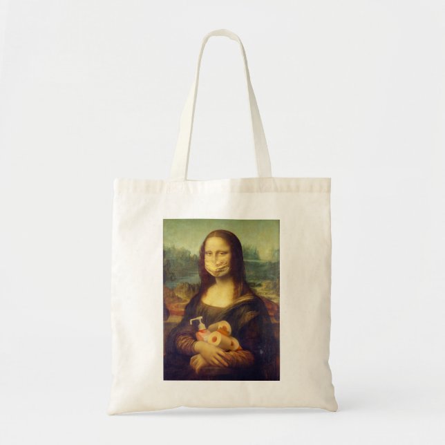 Mona Lisa Stocked Up Tote Bag (Front)